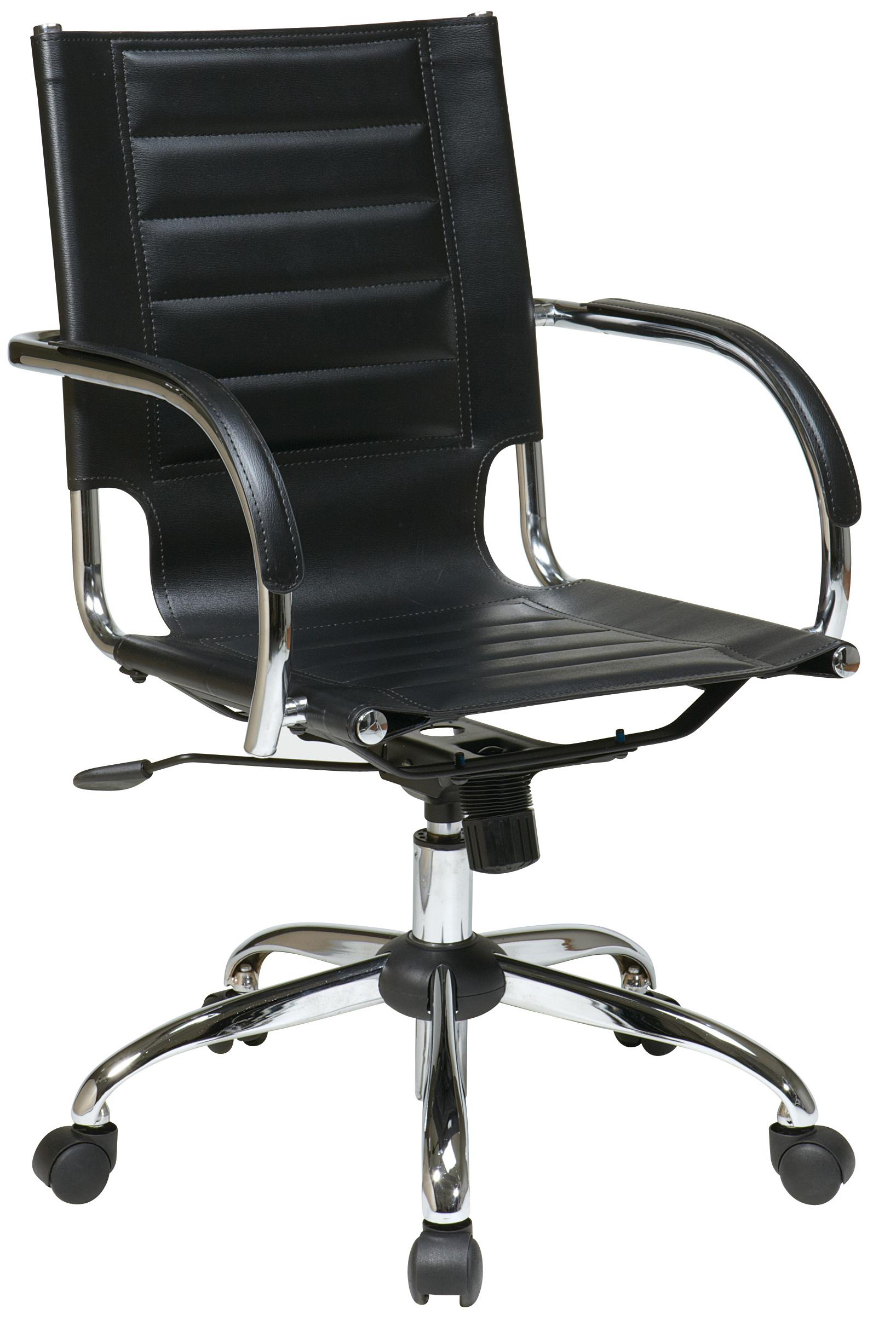Office Chairs TND941ABK Trinidad Office Task Chair w/ Casters Sadler's Home Furnishings